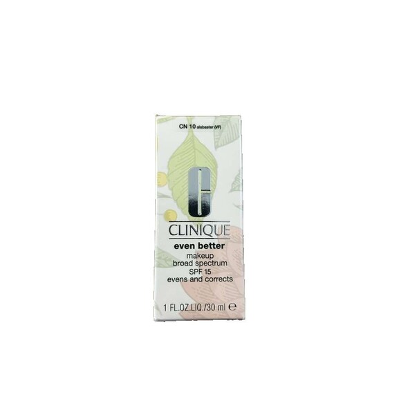 New CLINIQUE Even Better Makeup Broad Spectrum SPF 15 10 Alabaster 1 oz - Picture 1 of 3